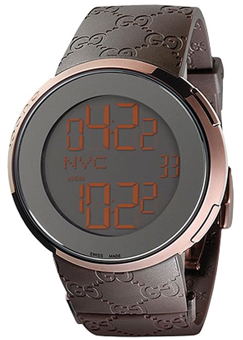 gucci digital watch brown|Gucci smartwatch price.